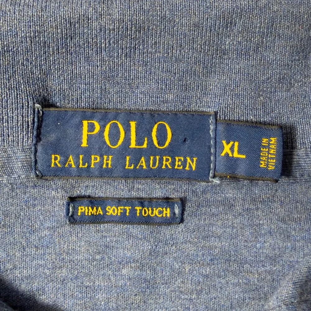 Polo Ralph Lauren Polo Shirt Mens XL Blue Good Pima Soft Touch Short Sleeve